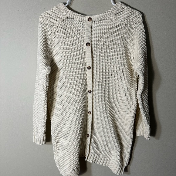 Cynthia Rowley Women’s Cream/Ivory Knitted Sweater- Large - Picture 6 of 12